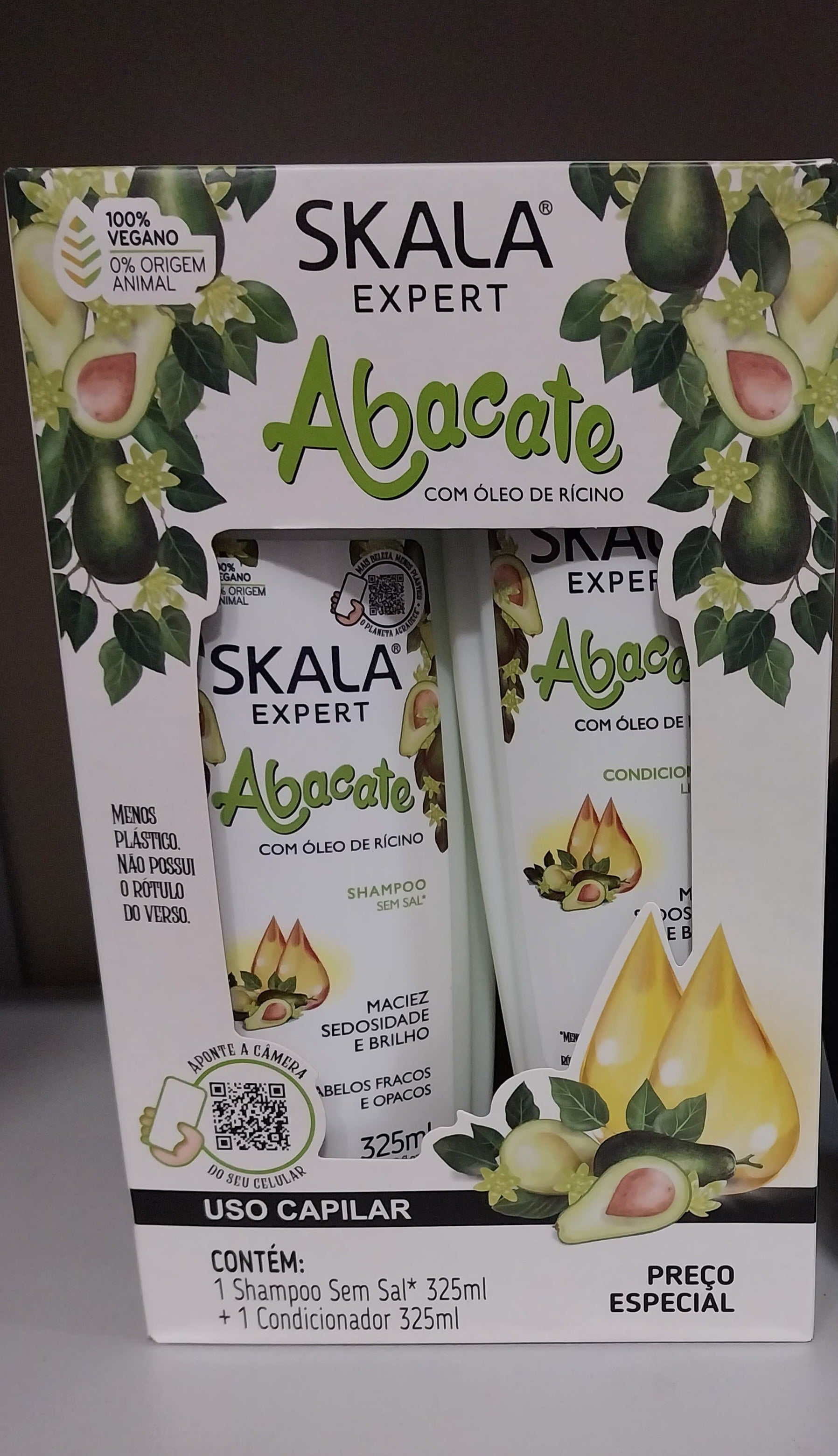 Skala Home Care Set Skala Expert Abacate Avocado Vegan Shampoo and Conditioner - Skala