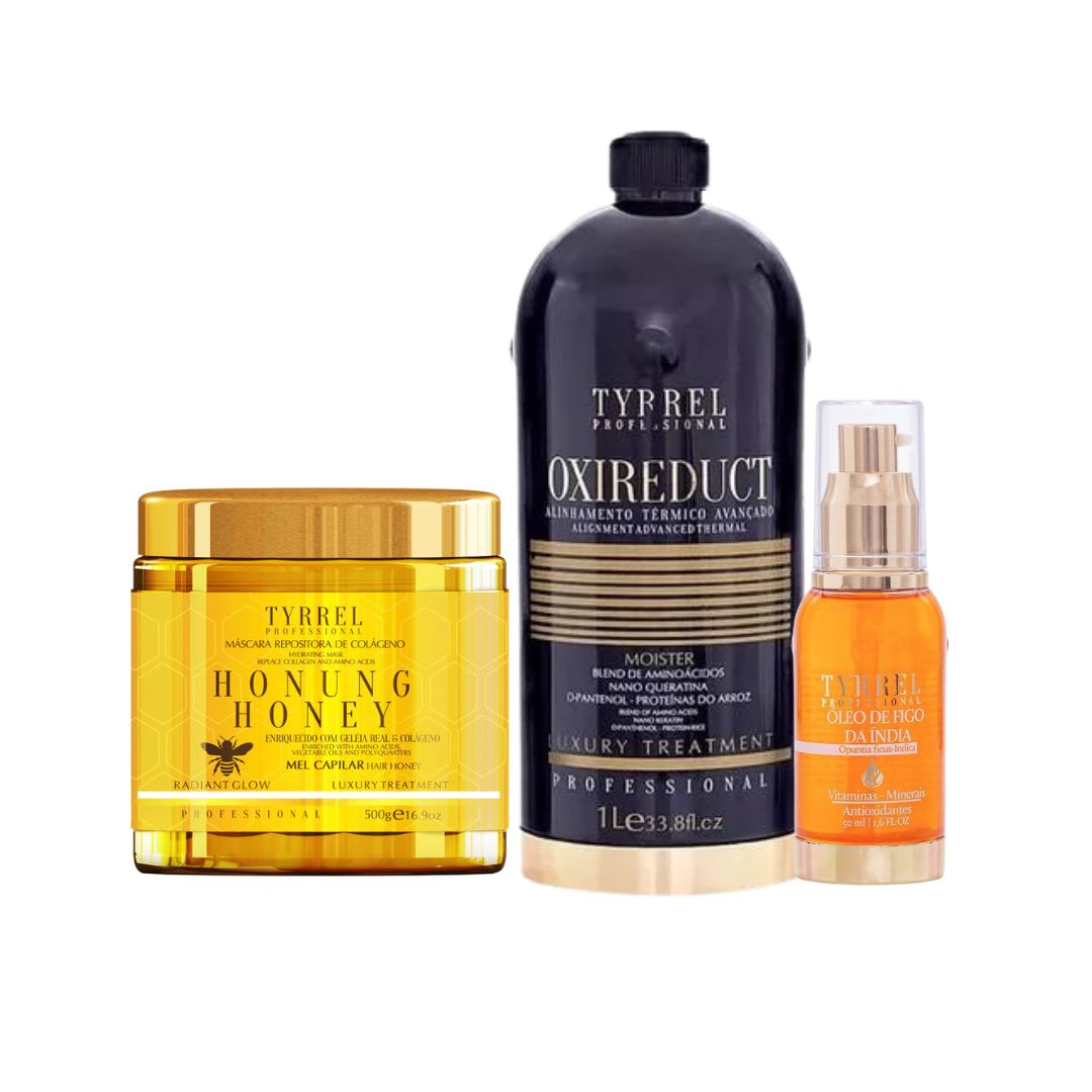 TYRREL Home Care Set Tyrrel Oxireduct Progressive Brush + Honung Honey Mask + Indian Fig Oil Kit