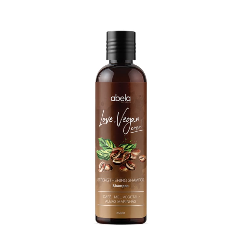 Abela Cosmetics Shampoo Abela Cosmetics Love, Vegan Coffee-shampoo Exfoliating 250ml