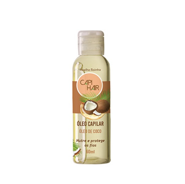 Abelha Rainha Hair Care Coconut Almond Amendoa Moisturizing Protection Hair Oil 60ml - Abelha Rainha