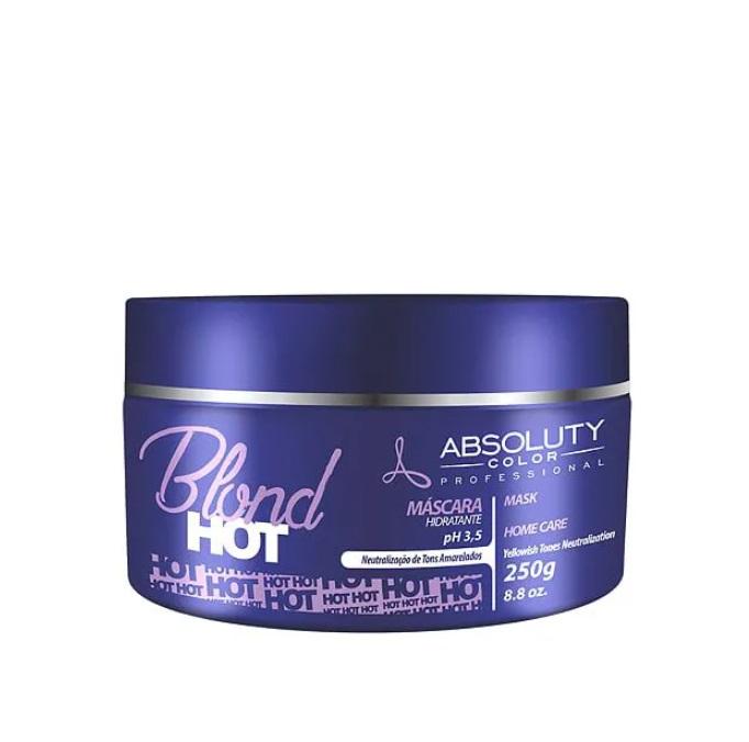 Absoluty Color Hair Mask Hot Blond Tinting Moisturizing Yellow Neutralizer Mask 500g - Absoluty Color