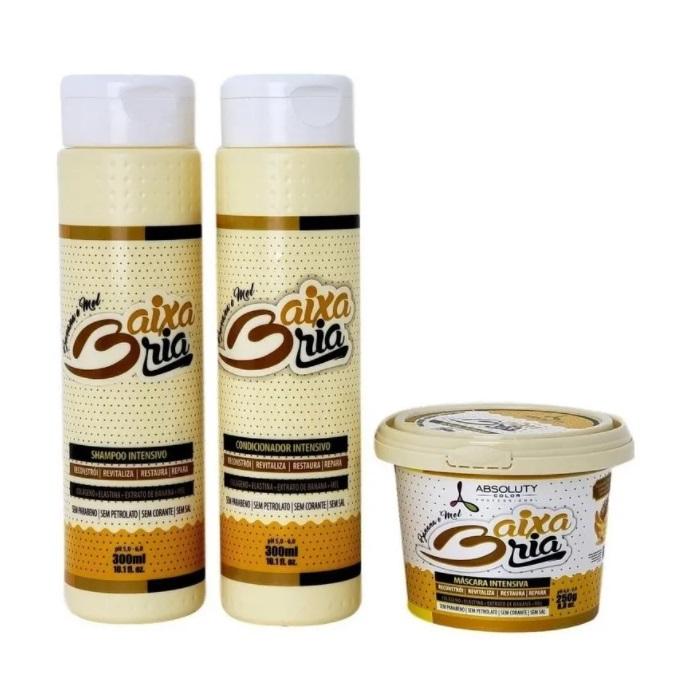 Absoluty Color Home Care Baixaria Banana & Honey Intensive Hair Treatment Kit 3 Itens - Absoluty Color