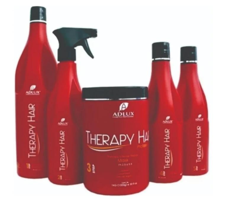 Adlux Brazilian Keratin Treatment Therapy Intense Repair Hydration Mass Replacement Hydration Kit 5 Itens - Adlux