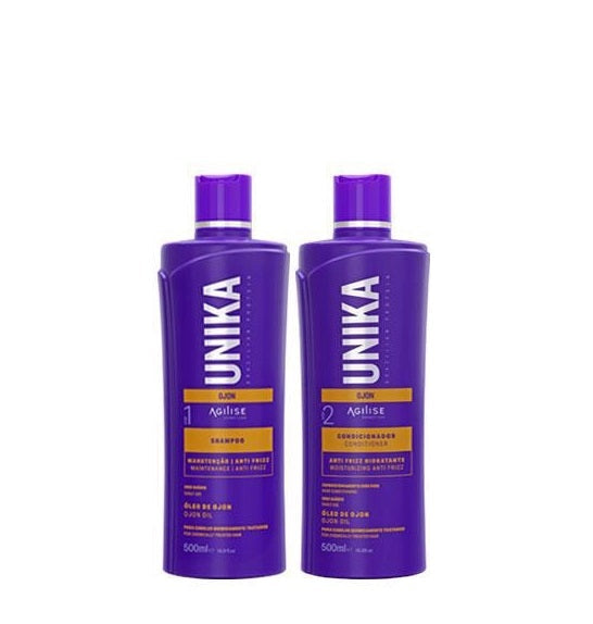 Agilise Professional Hair Care Kits Ojon Hair Home Care Vegetal Keratin Lactic Acid Treatment Kit 2x500ml - Agilise