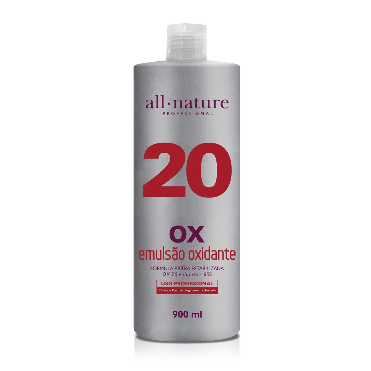 All Nature Brazilian Keratin Treatment Oxidizing Emulsion OX Discoloration Treatment 20 Vol. 6% 900ml - All Nature