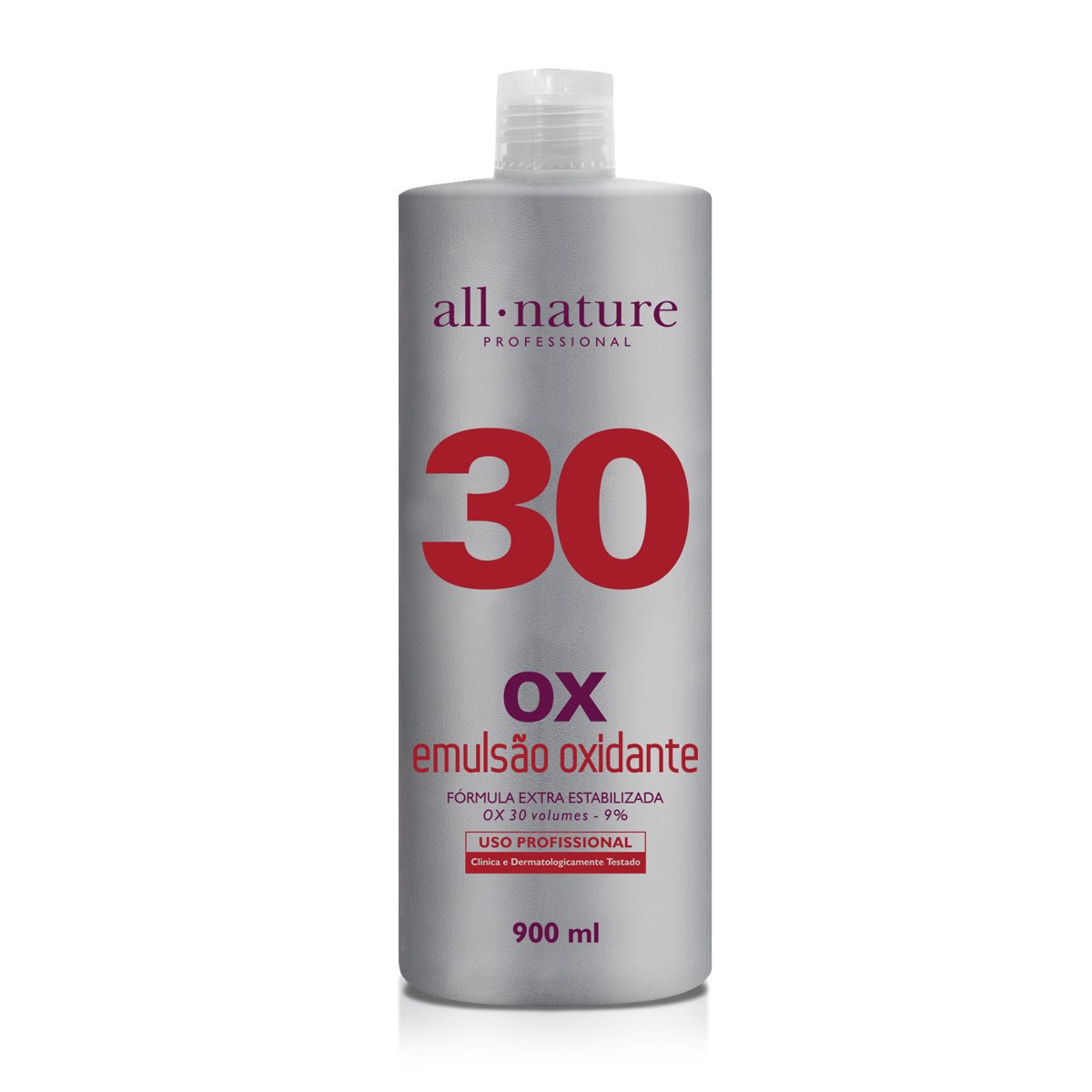 All Nature Brazilian Keratin Treatment Oxidizing Emulsion OX Discoloration Treatment 30 Vol. 9% 900ml - All Nature