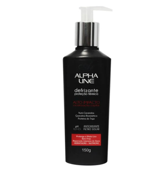 Alpha Line Hair Care Defrizant Thermal Protection High Impact Anti Frizz Hair Healing 150g - Alpha Line