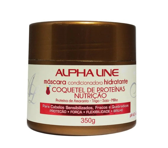 Alpha Line Hair Care Nutritional Protein Cocktail Moisturizing Hair Treatment Mask 350g - Alpha Line