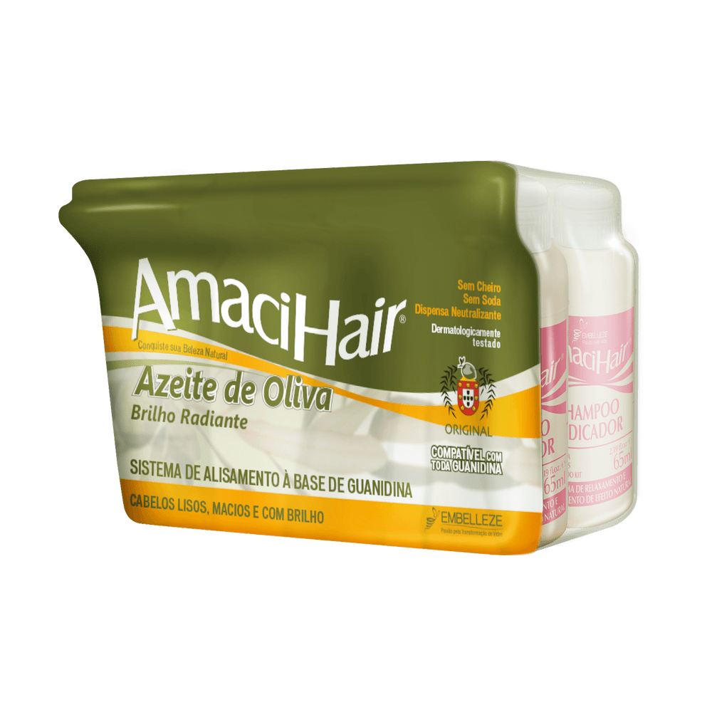 AmaciHair Hair Relaxer Cream Hair Relaxer Cream Amacihair Olive Oil 220g