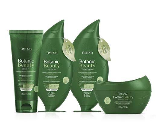 Amend Brazilian Keratin Treatment Botanic Beauty Monoi Rosemary Ginger Treatment Weak Hair Kit 4 Prod. - Amend