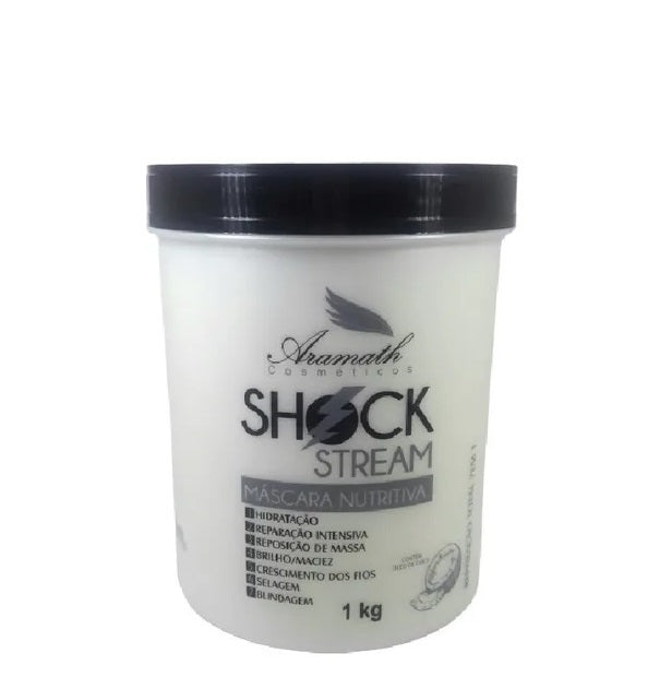 Aramath Hair Care Shock Stream Nourishing 7 in 1 Hair Moisturizing Treatment Mask 1Kg - Aramath