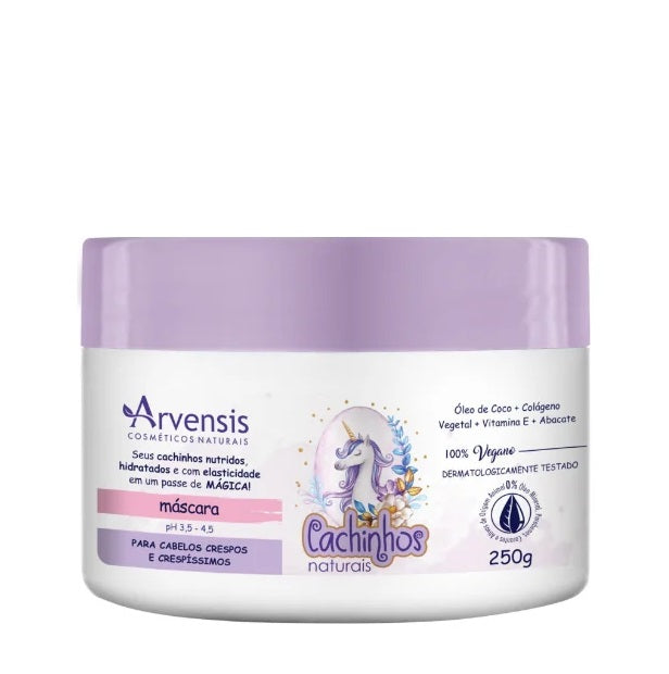 Arvensis Hair Care Cachinhos Curly Hair Crespos Mask Curls Moisturizing Treatment 250g - Arvensis