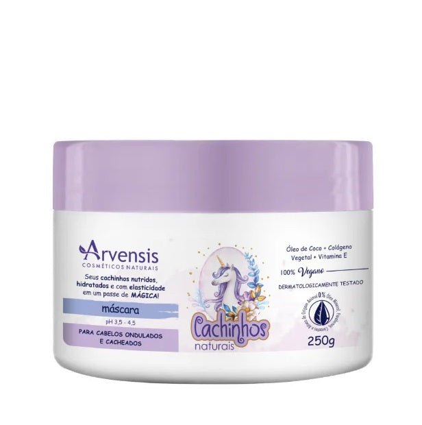 Arvensis Hair Care Cachinhos Natural Wavy Hair Waves Definition Vegan Mask 250g - Arvensis