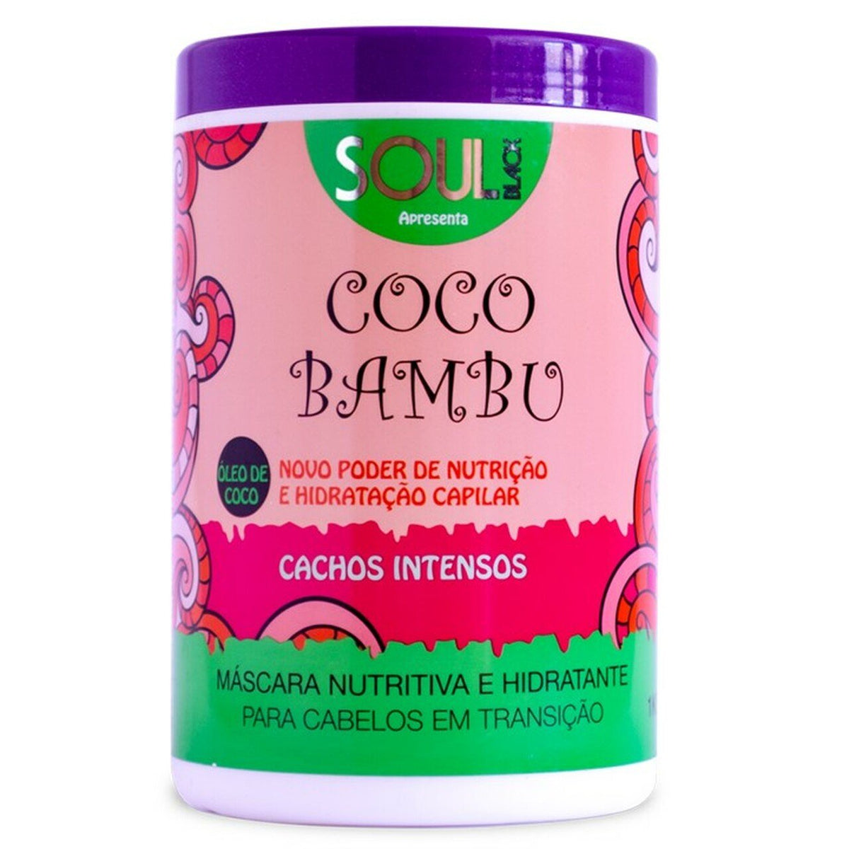 Coco　　　　　　　　　　　　　HD シャンプー&ヘアマスク 1000 Soul Black Coconut Bamboo Hair Mask 1000G - ASP