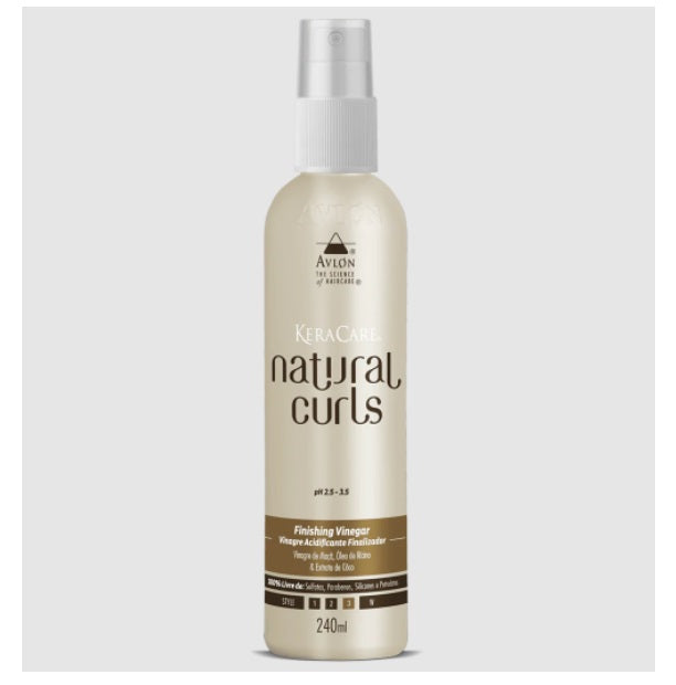 Avlon Hair Care KeraCare Natural Curls Finishing Vinegar Curly Hair Treatment 240ml - Avlon