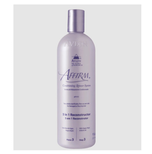 Avlon Hair Straighteners Affirm Reconstructor 5 in1 Conditioning Hair Relaxer System 950ml - Avlon