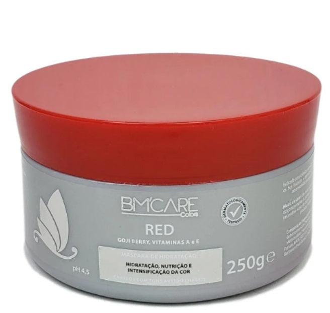 Barrominas Hair Care Red Hair Tinting Color Maintenance Tones Enhancer BM Mask 250g - Barrominas