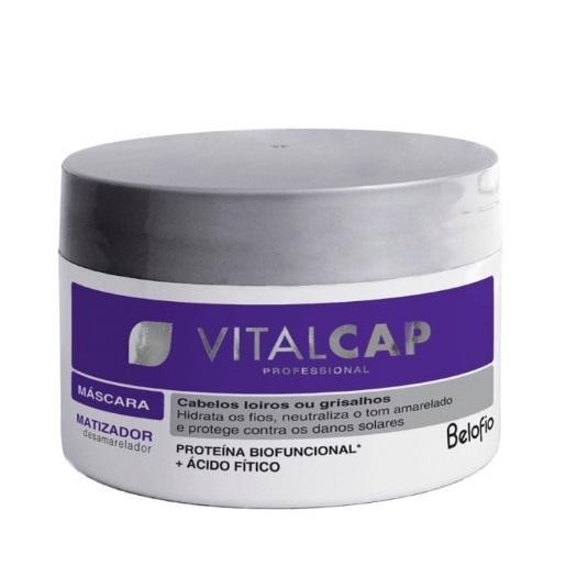 Professional Vitalcap Grey Blond Hair Anti Yellow Mascarilla Tinte 250g - BeloFio