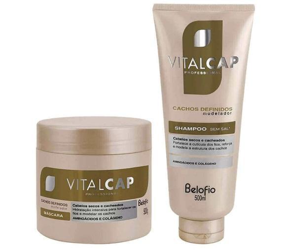 Professional Amino Acid Collagen Vitalcap Defined Hair Curls Kit 2x500 - BeloFio