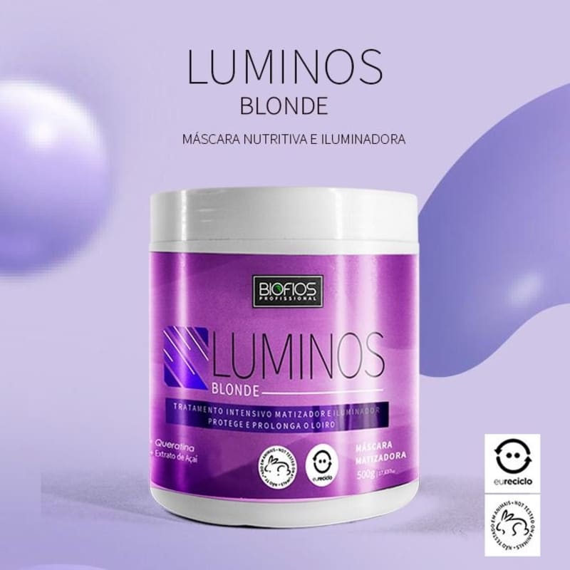 Biofios Profissional Hair Care Biofios Profissional Luminos Blonde- Matizadora Mask 500g