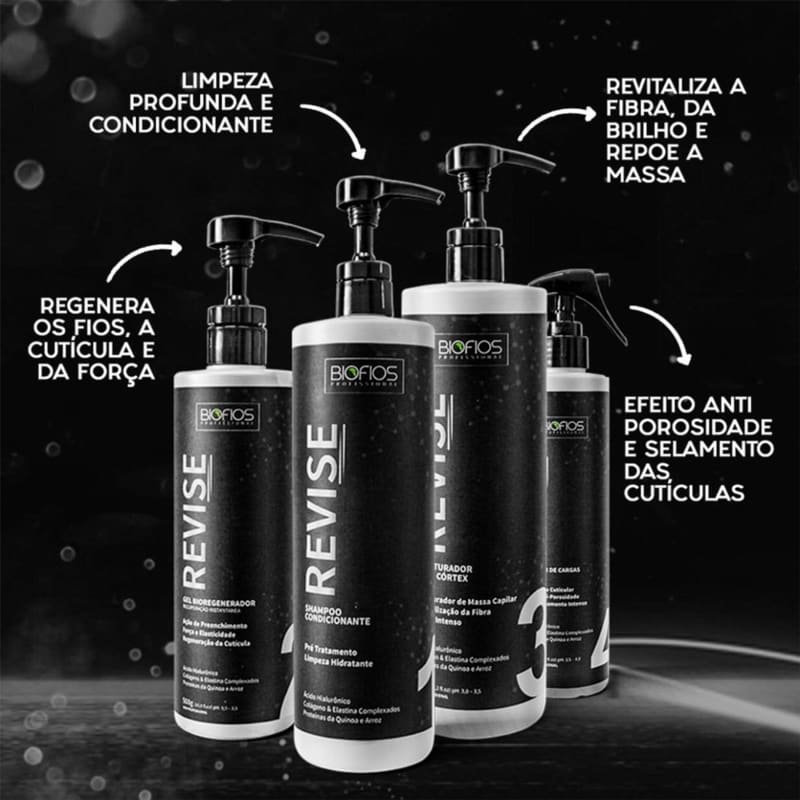 Biofios Profissional Hair Care Kits Biofios Profissional Kit Revise Cold Cauterization (4 Products)