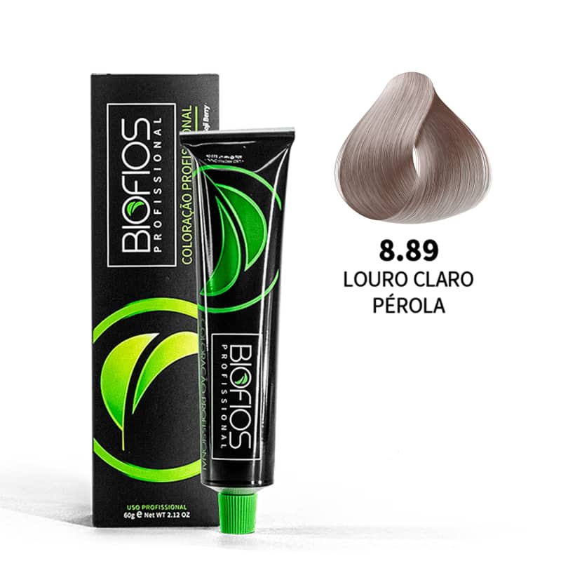 Biofios Profissional Hair Color Biofios Profissional 8.89 Blonde Clear Perting 60g Permanent Coloring