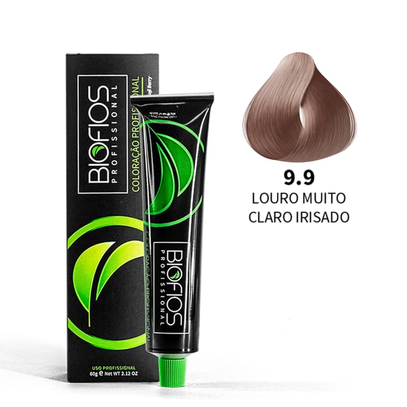 Biofios Profissional Hair Color Biofios Profissional 9.9 Very Clear Blonde Irisado- Coloration 60g