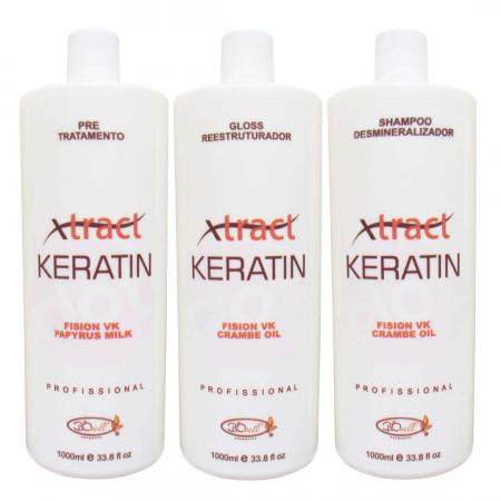 Progressive Biowell Keratin Xtract Crambe Oil Keratin Treatment 3x1L - BioWell