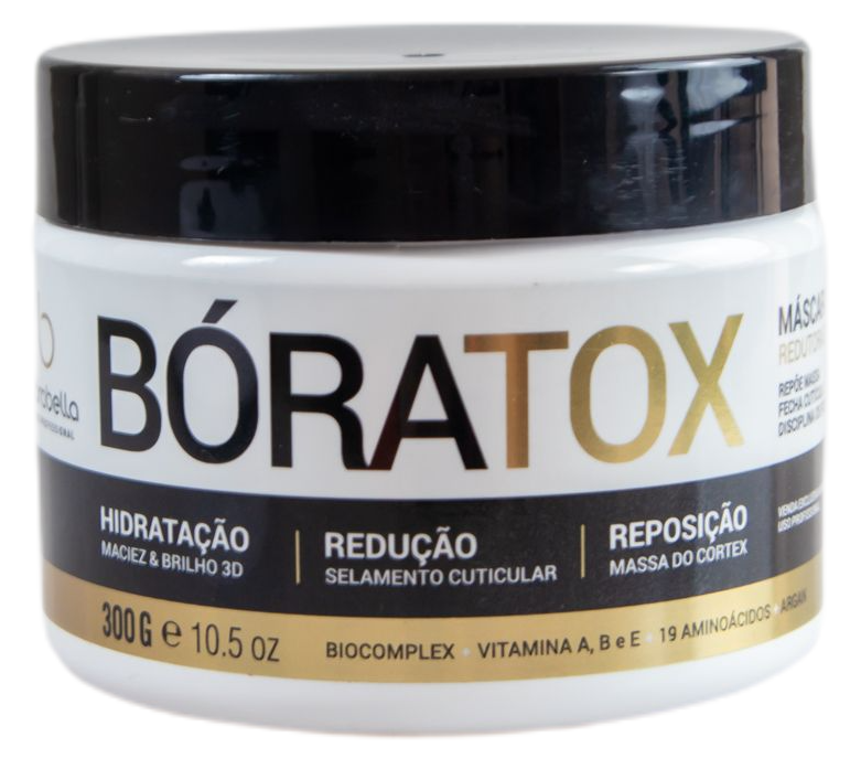 Borabella Hair Mask Boratox Formol Free Botox Mass Replenishment Organic Hair Mask 300g - Borabella