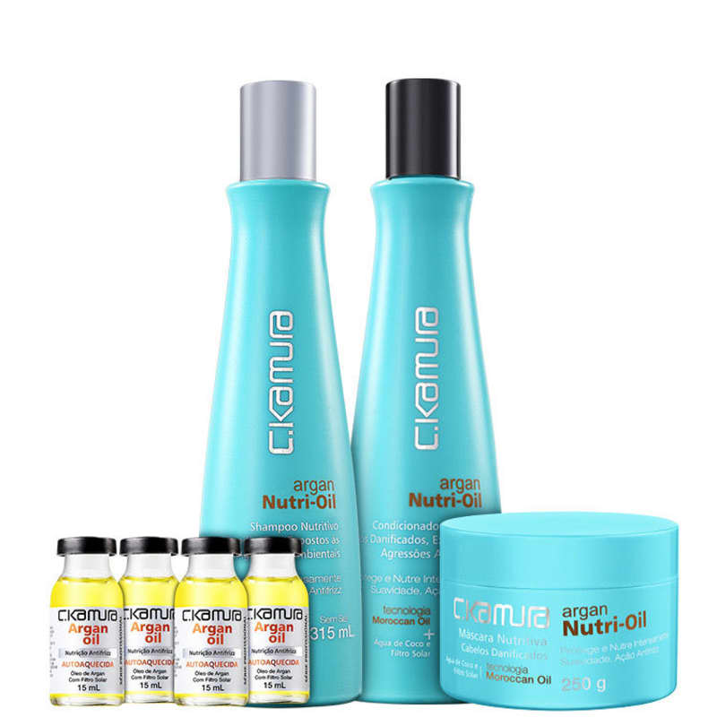 C.Kamura Hair Care Kits C.Kamura Kit Argan Nutri-oil Nutrition Antifrix (4 Products)