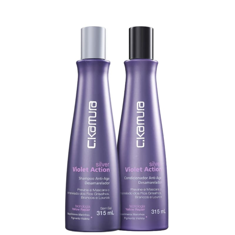 C.Kamura Hair Care Kits C.Kamura Silver Violet Action Duo Kit (2 Products)