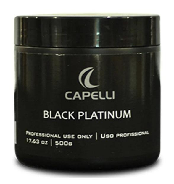 Capelli Hair Mask Black Platinum Blond Hair Tinting Argan Monoi Treatment Mask 500g - Capelli