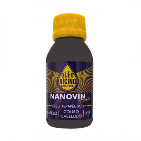 Nanovin A Ricino Tratamiento de mezcla natural para el crecimiento del cabello con aceite de ricino 60 ml - Nanovin