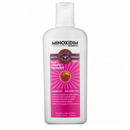 Nanovin A Minoxidim Hair Growth Anti Fall Woman Shampoo 250ml - Nanovin