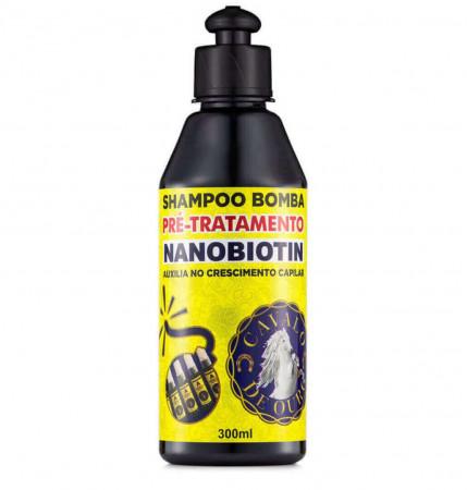 Nanovin A Pump Pre Tratamiento Mezcla de Hierbas Champú Nanobiotin 300ml - Nanovin