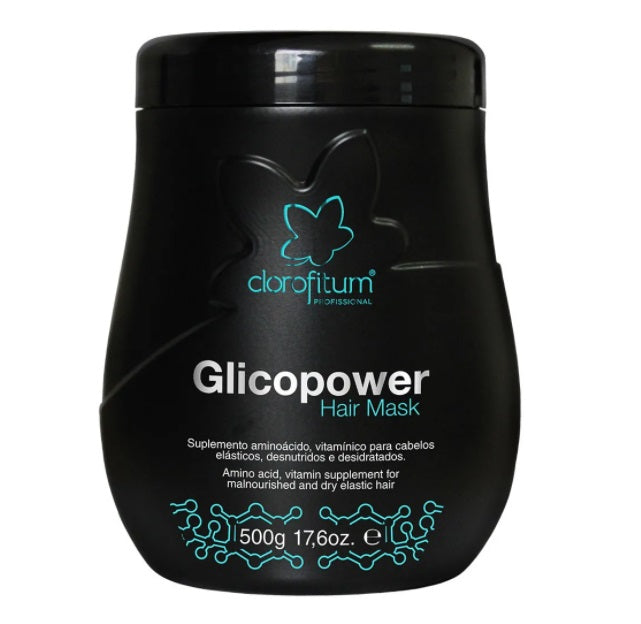 Clorofitum Hair Care Glicopower Supplement Nourishing Treatment 25 Actives Mask 500g - Clorofitum