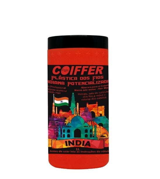 Coiffer Brazilian Keratin Treatment Coiffer Indian Progressive Wire Plastic 1L / 33.8 fl oz