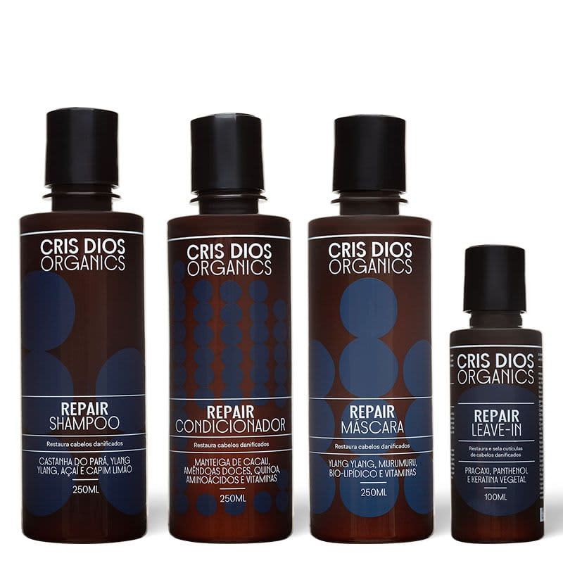 Cris Dios Organics Hair Care Kits Cris Dios Organics Kit Cris Dios Repair Basics (4 Products)