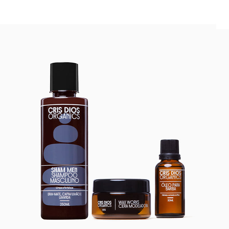 Cris Dios Organics Hair Care Kits Cris Dios Organics Male Cris Kit (3 Products)