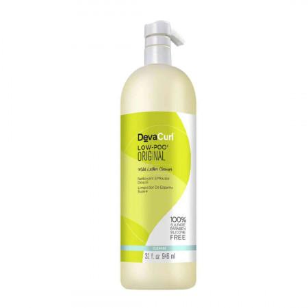 Low Poo Soft Foam Cleaner Original Shampoo Curly Hair Treatment 1L - Deva Curl