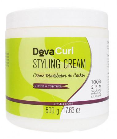 Styling Cream Stylizer Style &amp; Shape Mask Tratamiento para cabello rizado 500g - Deva Curl