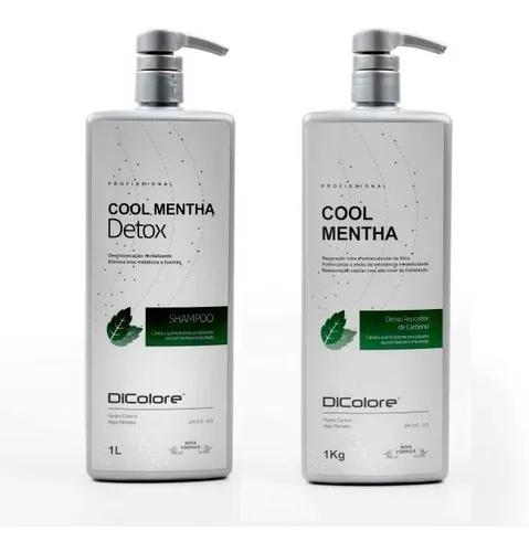 Dicolore Salon Lines Kit Line Detox Cool Mentha Dicolore Shampoo Cond - Dicolore
