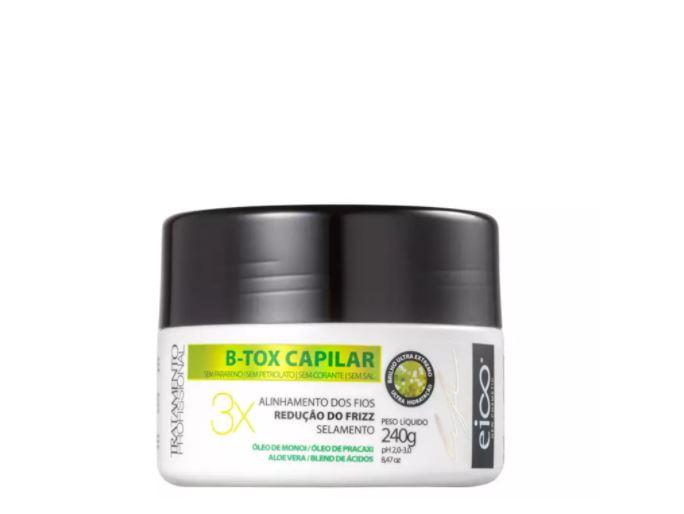 Eico Brazilian Keratin Treatment Alignment Frizz Reduction Sealing B-tox Hydration Treatment Mask 240g - Eico