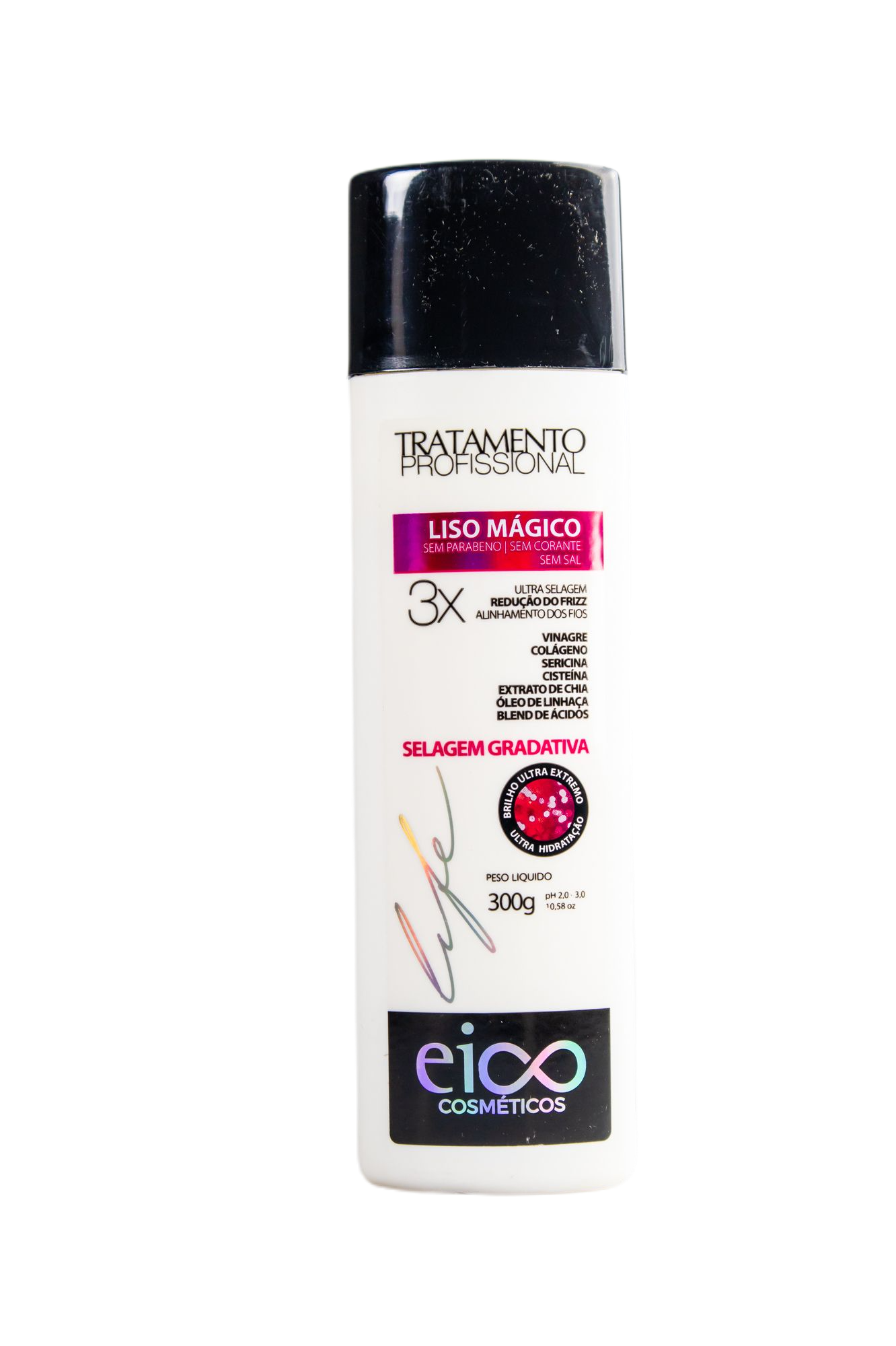 Eico Brazilian Keratin Treatment Magic Smooth Gradual Sealing Alignment Frizz Reduction Treatment 300g - Eico