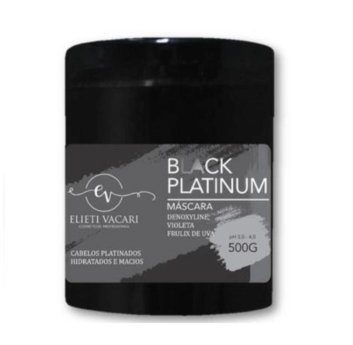 Elieti Vacari Hair Mask Black Platinum Tinting Denoxyline Violet Grape Hair Mask 500g - Elieti Vacari