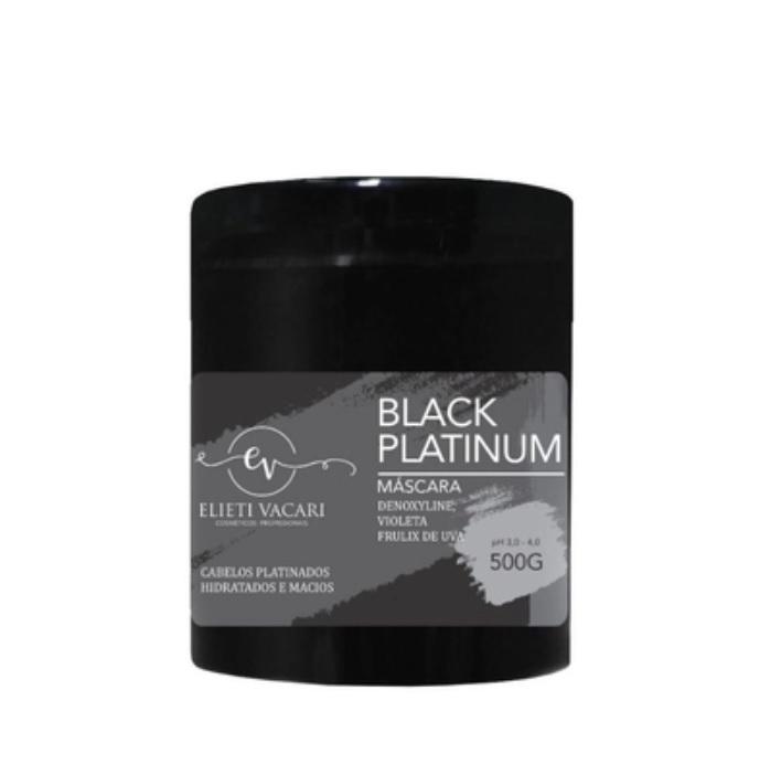 Elieti Vacari Hair Mask Black Tinting Clay Argan Color Intensifying Protection Mask 300g - Elieti Vacari