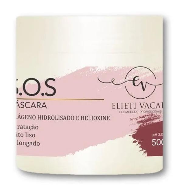 Elieti Vacari Hair Mask SOS Collagen Helioxyne Silkiness Smooth Treatment Mask 500g - Elieti Vacari