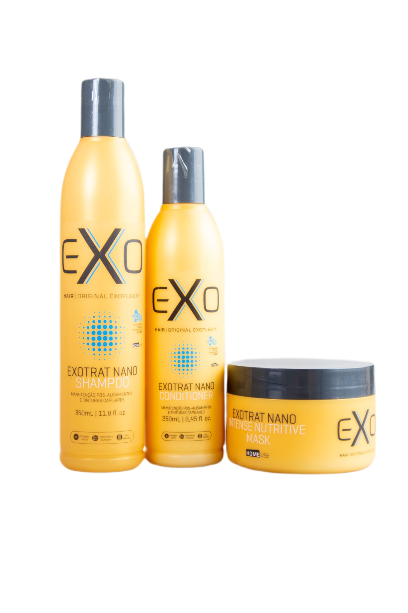 Exo Hair Brazilian Keratin Treatment Exoplasty Exotrat Nano Home Use (3 products) - Exo Hair Professional