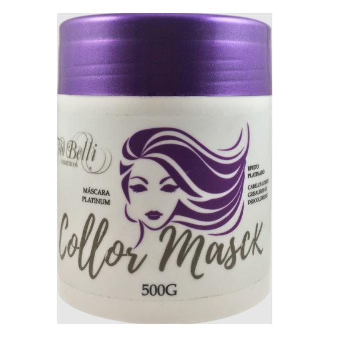 FioBelli Hair Mask Collor Platinum Effect Gray Blond Bleached Hair Hudration Mask 500g - FioBelli
