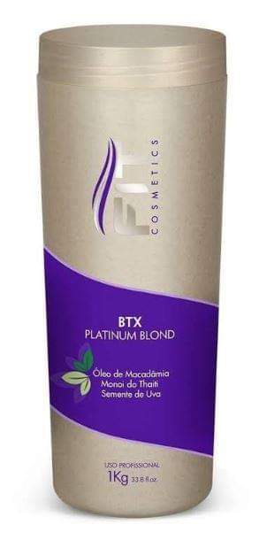 Fit Cosmetics Brazilian Hair Treatment Platinum Blond Hair Botox 1Kg - Fit Cosmetics